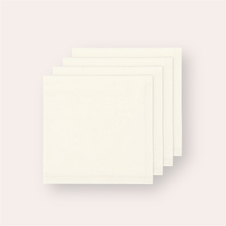 Serviettes de table (ensemble de 4) - Spectrum Ivoire