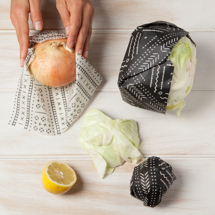 Emballage alimentaire réutilisable (ensemble de 3) - Onyx