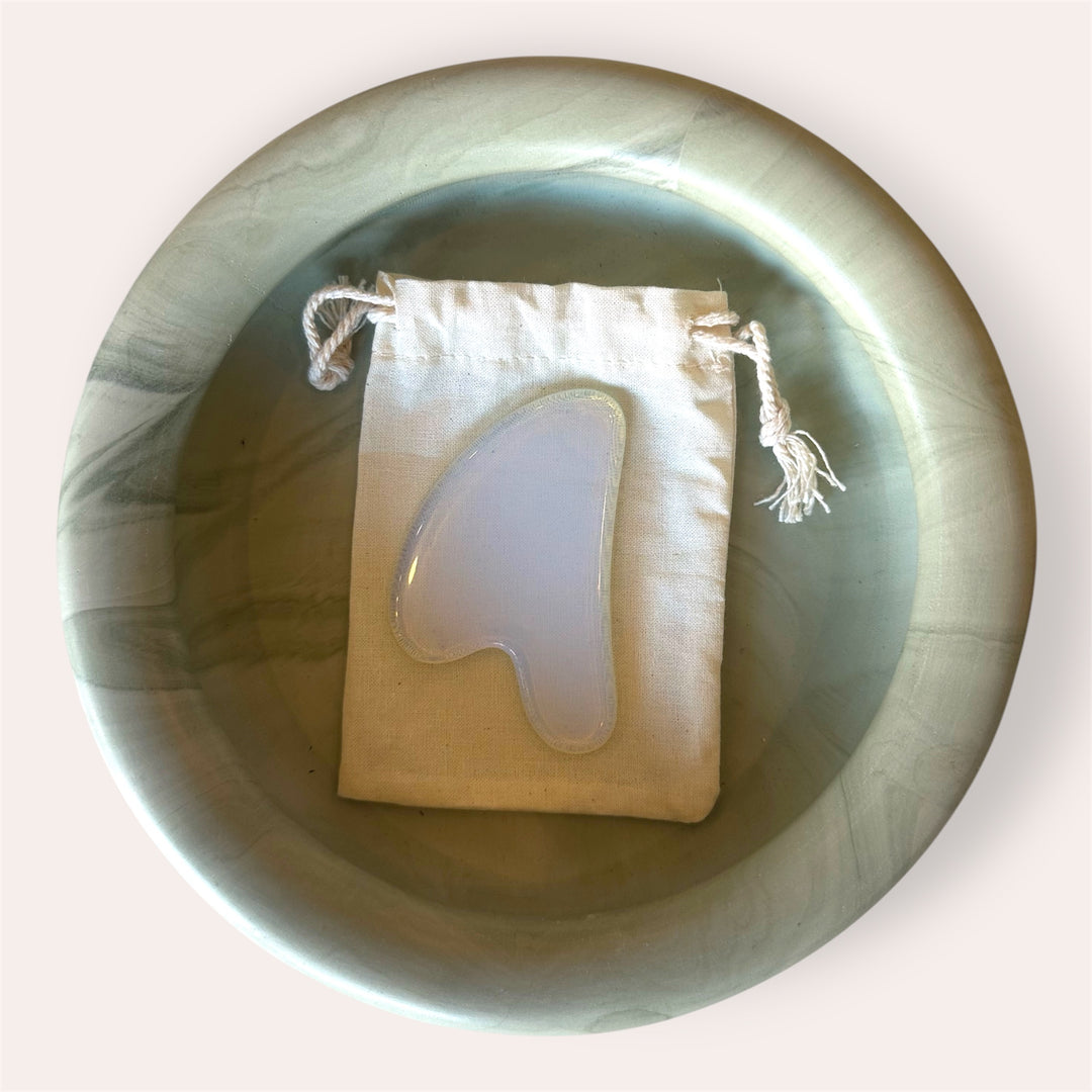 Pierre naturelle Gua Sha - Opale