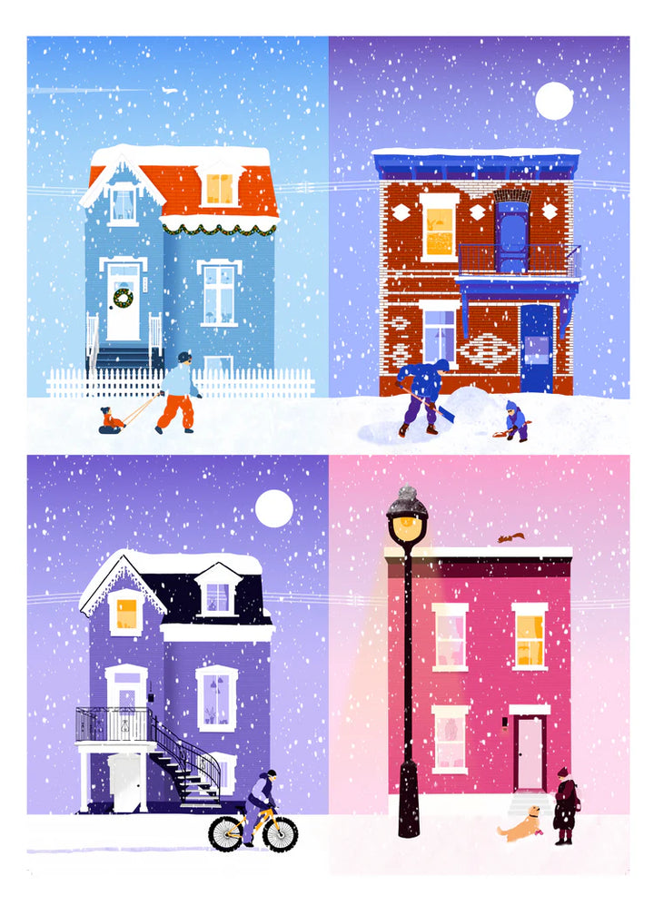 Puzzle - Snowy in Montreal - 1000 pièces