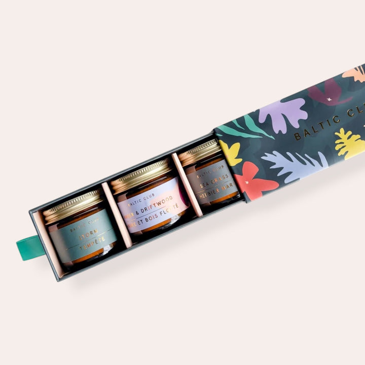 Mini trio bougies parfumées (ensemble de 3) - Yamaska