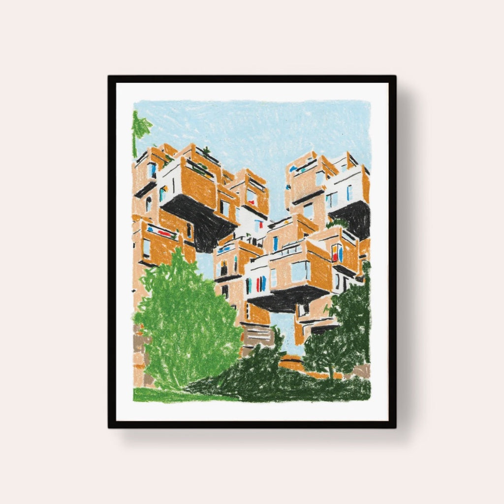 Affiche - Habitat 67 8 X 10 po