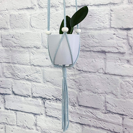 Jardinière ajustable à billes blanches - Gris