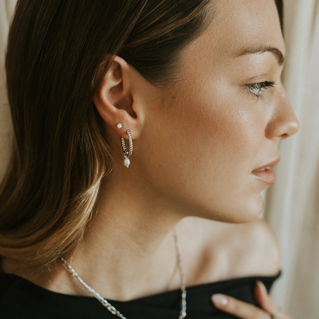 Boucle d'oreille - Perla - Argent
