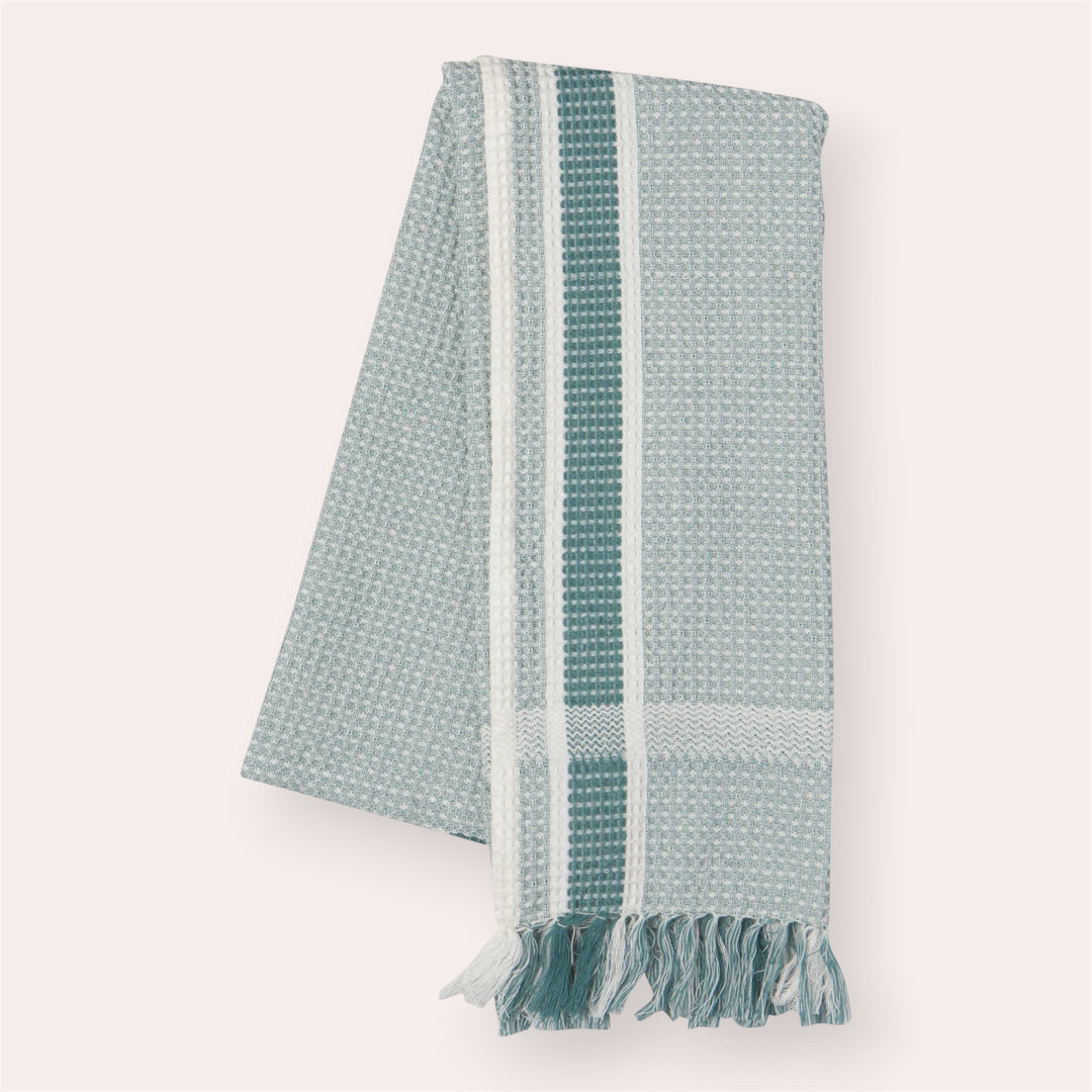 Linge à vaisselle gauffré - Heirloom - Lagune