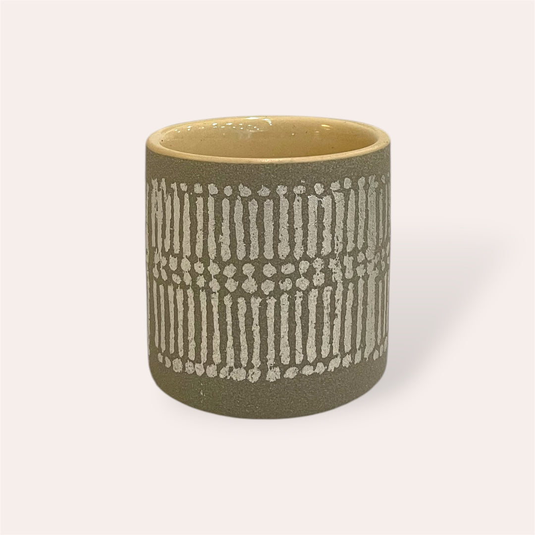 Plant pot - Metallic silver - 2.5 in