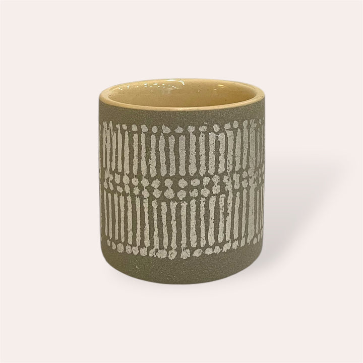 Plant pot - Metallic silver - 2.5 in