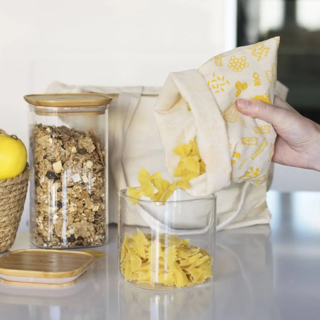 Sac pour aliments en coton biologiques - Moyen