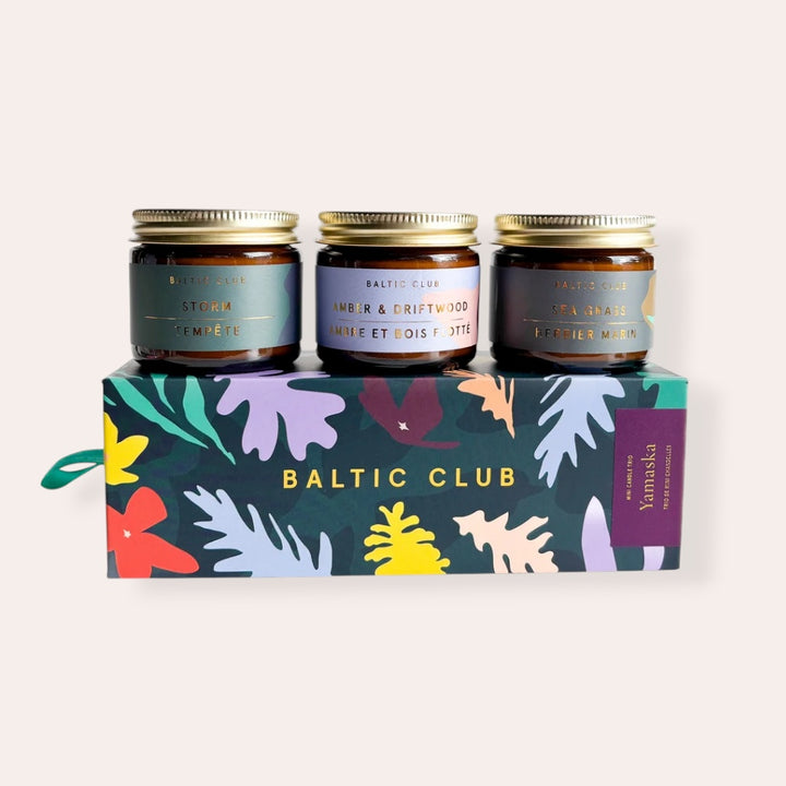 Mini trio bougies parfumées (ensemble de 3) - Yamaska