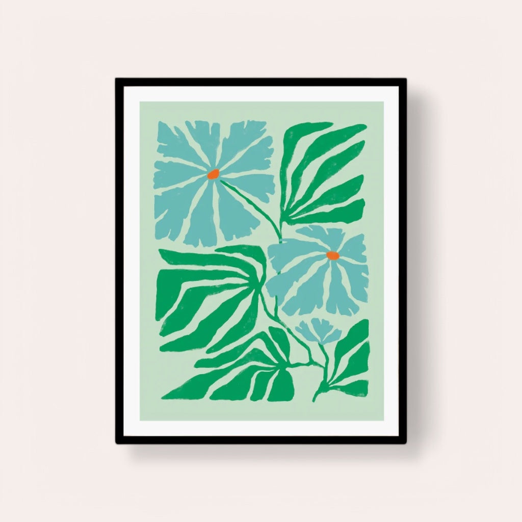 Affiche - Jardin menthe 11 X 14 po