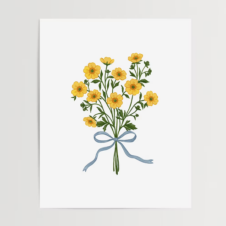 Affiche - Jolies renoncules