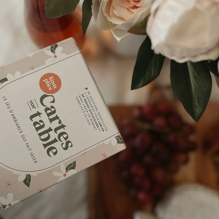 Jeu de conversation - Cartes sur table
