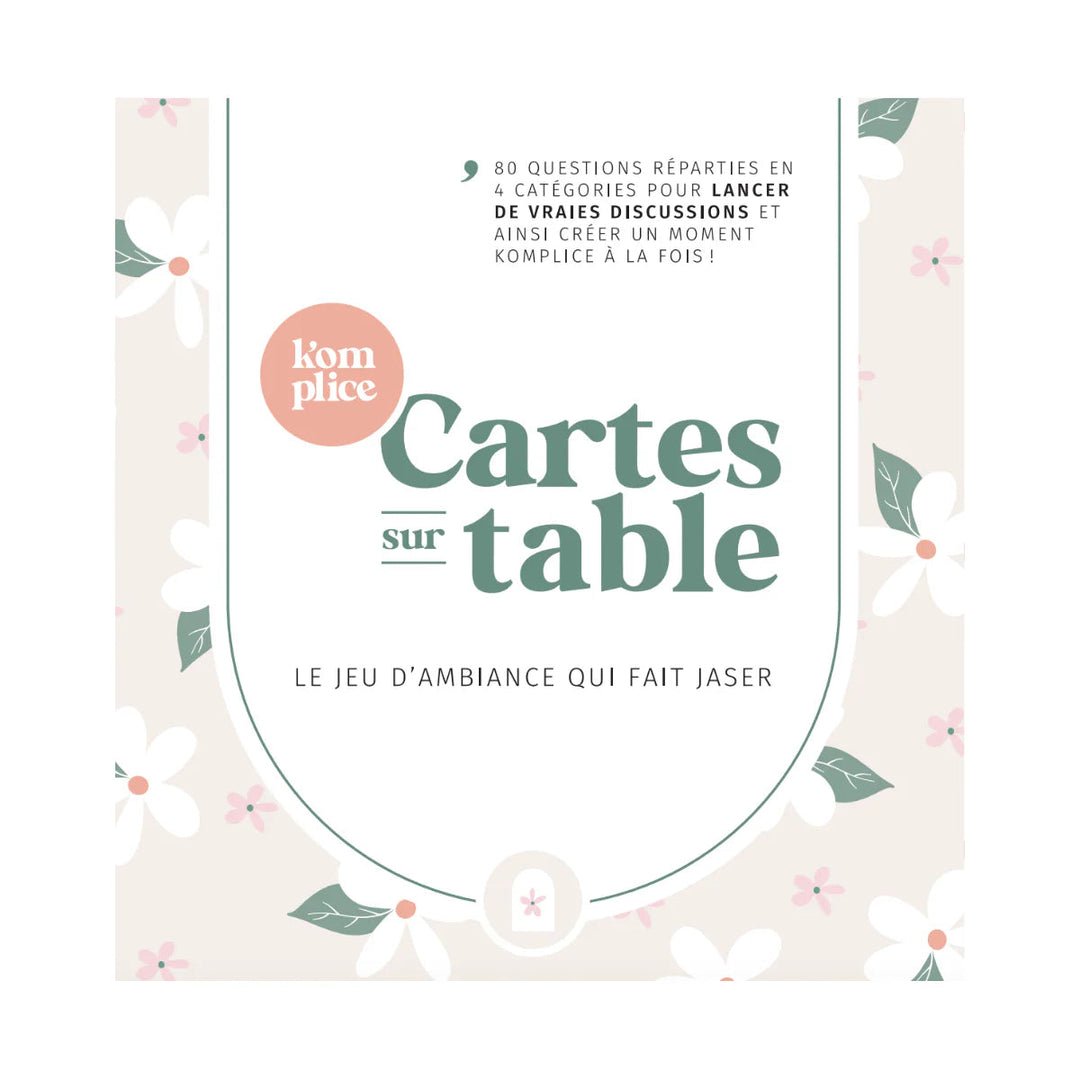 Jeu de conversation - Cartes sur table