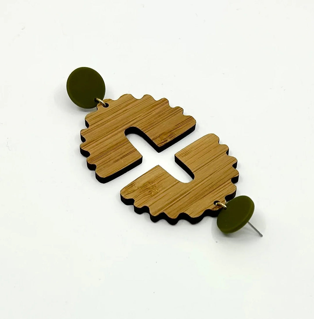 Boucles d'oreilles - LULU - S - Bois