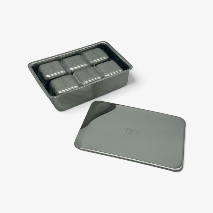 Stainless steel ice cubes (set of 6)