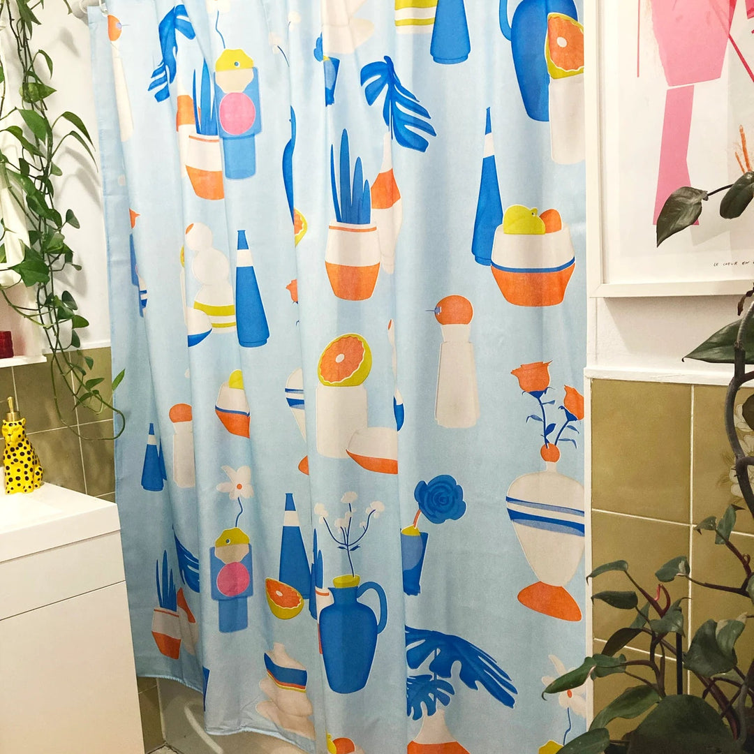 Shower curtain - The day is blue