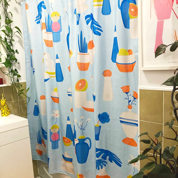 Shower curtain - The day is blue
