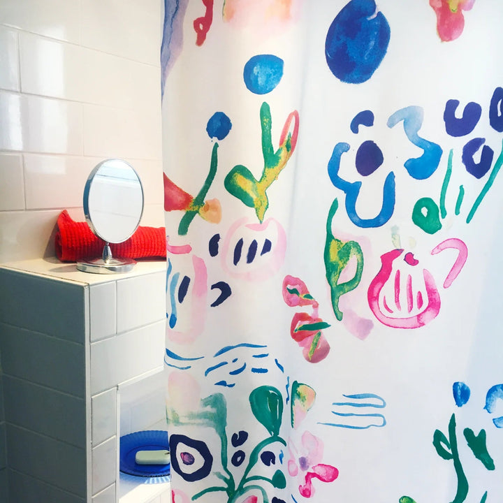 Shower curtain - Imaginary garden