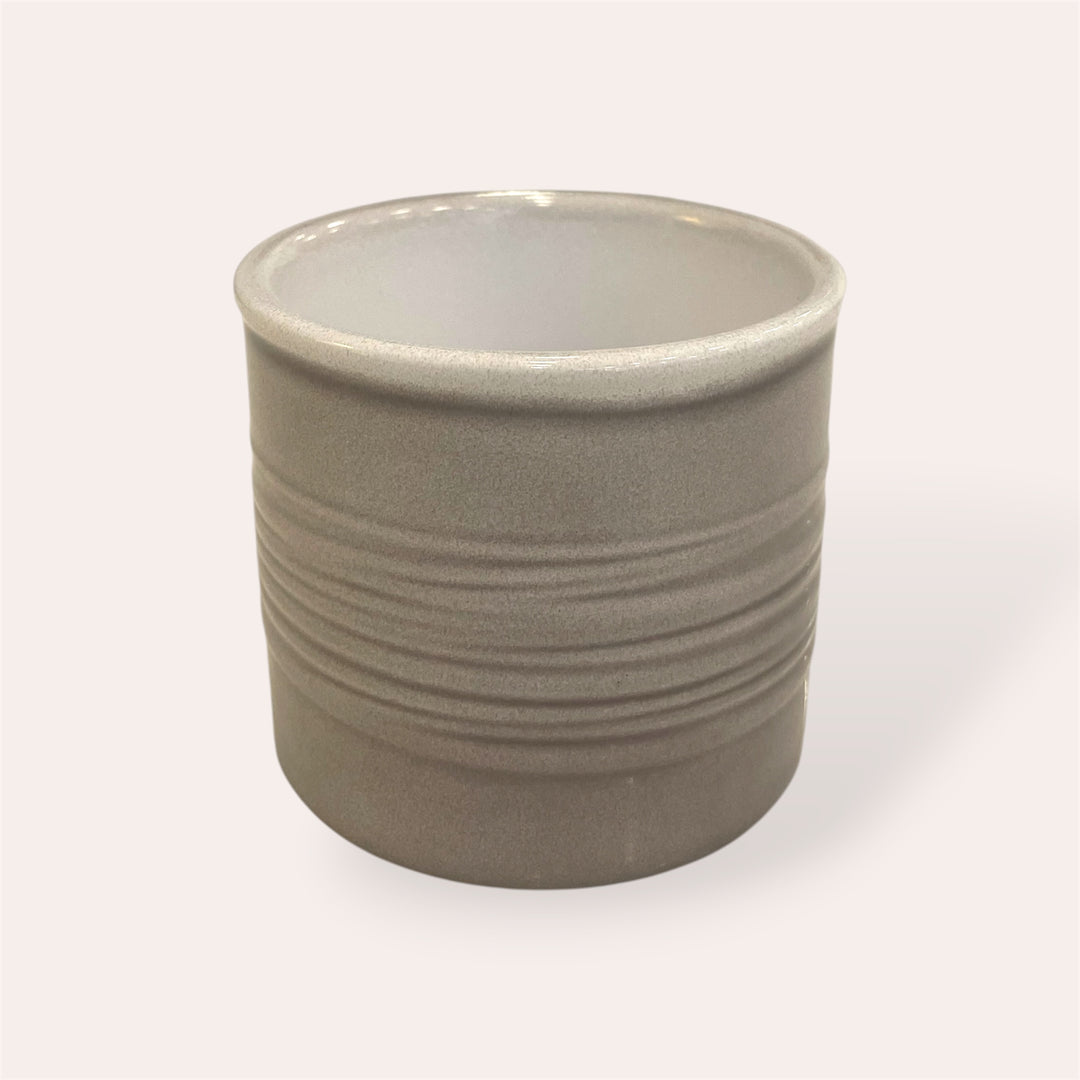 Cache-pot - Laos - Gris - 8 cm