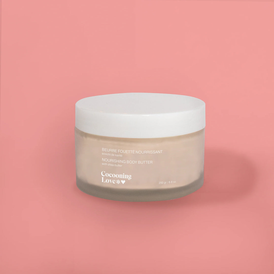 Whipped peach and raspberry body butter 