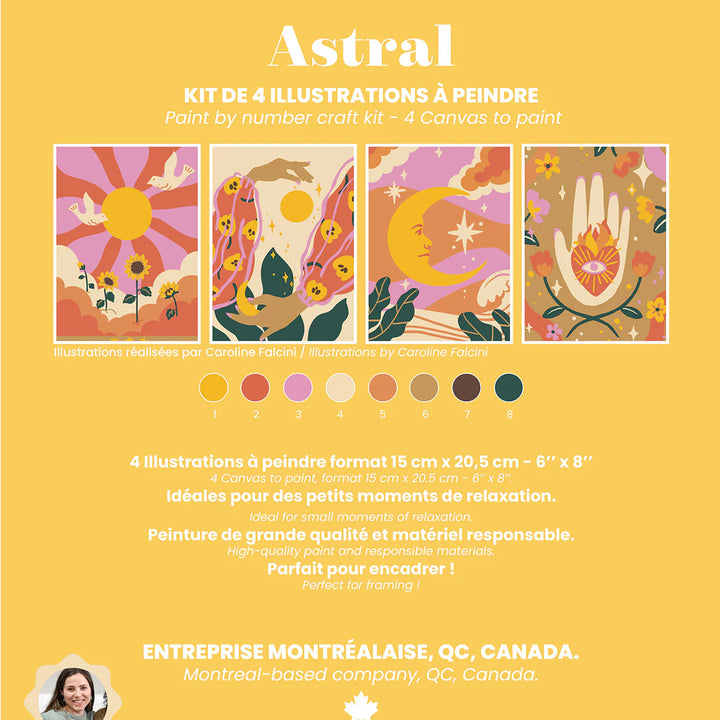 Coffret créatif - Peinture à numéros - Astral