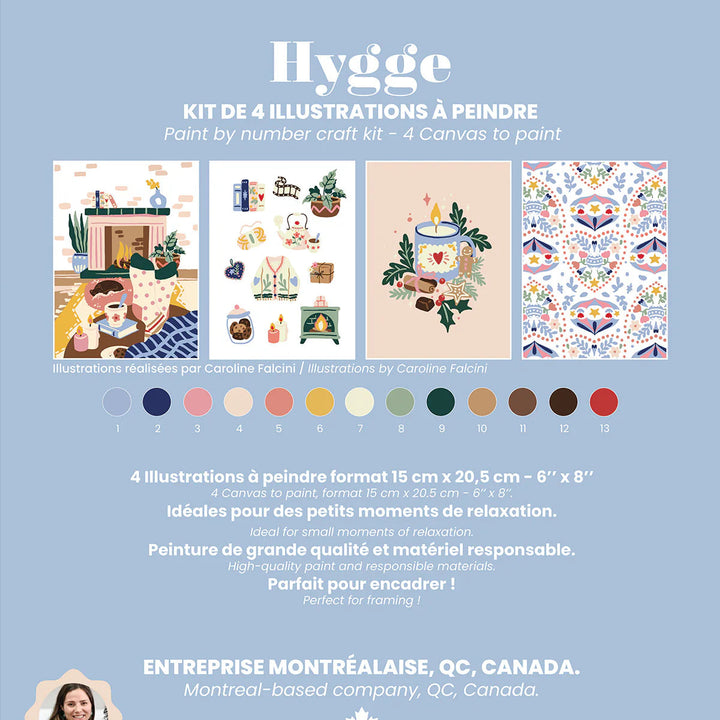 Coffret créatif - Peinture à numéros - Hygge