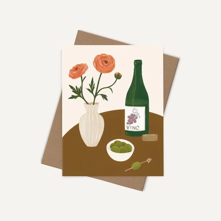 Carte de souhaits - Vino