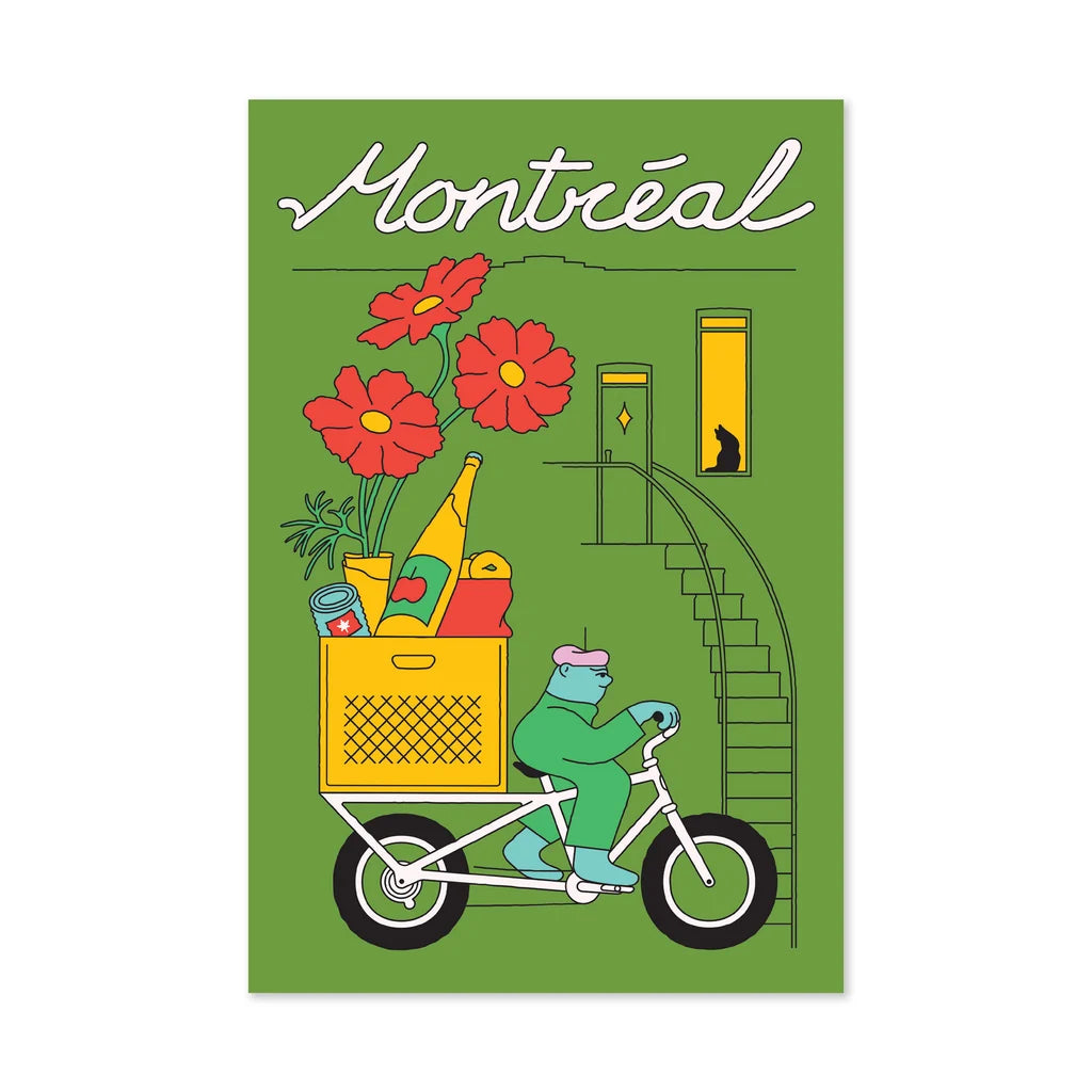 Carte postale - Emplettes