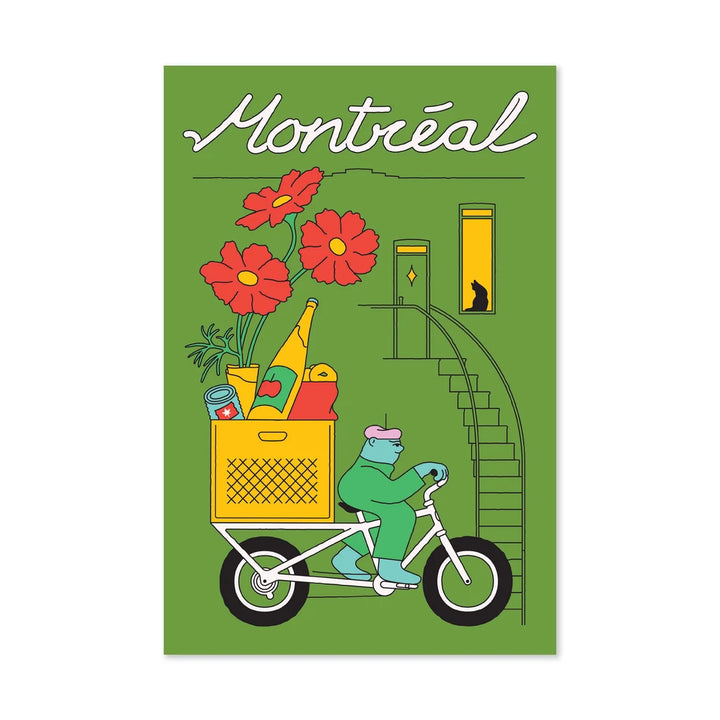 Carte postale - Emplettes