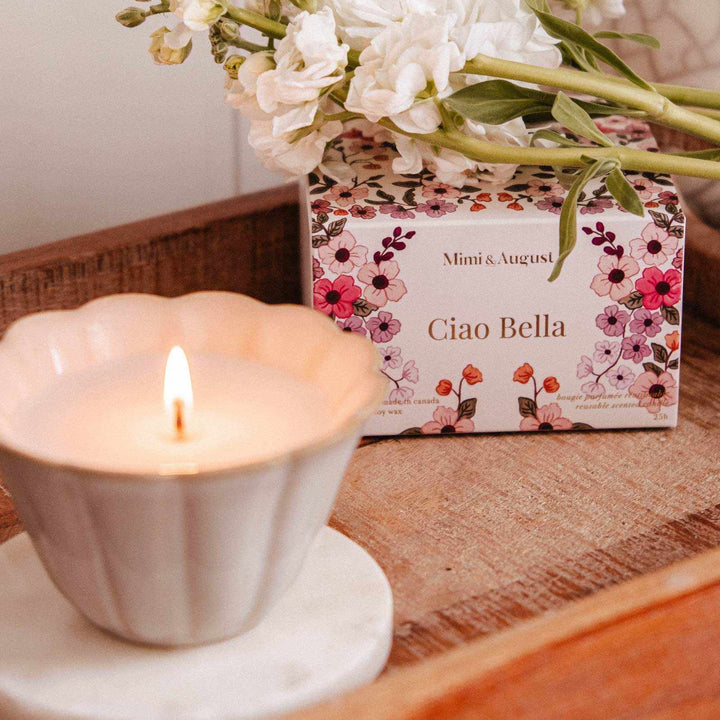 Reusable scented candle - Ciao Bella - 4 oz