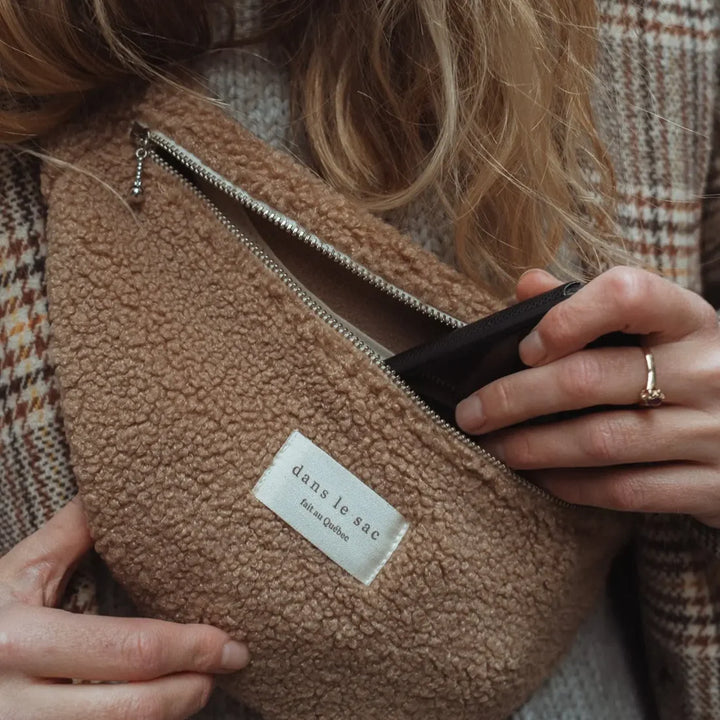 Sac banane en sherpa - Café