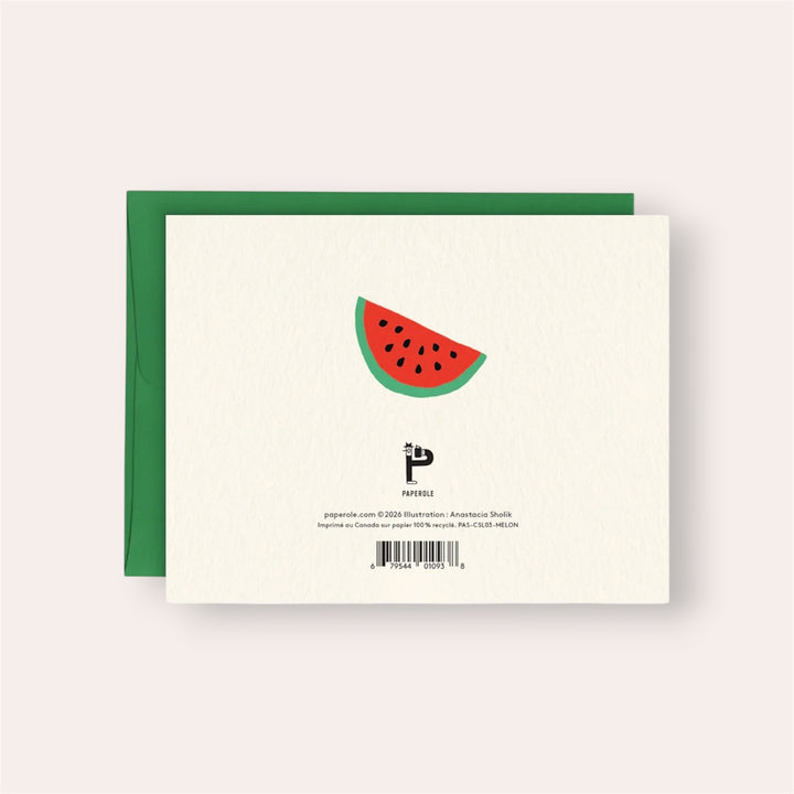 Carte de souhaits - Melon