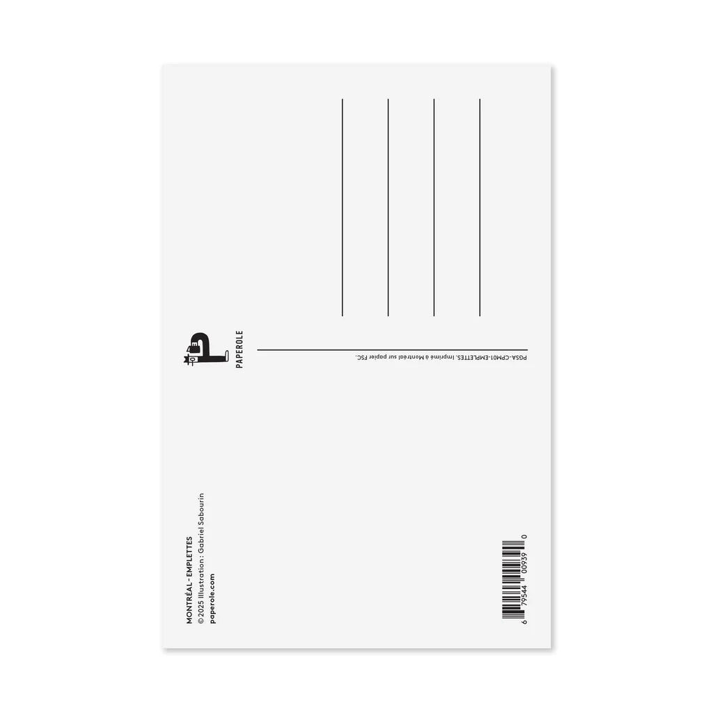 Carte postale - Emplettes