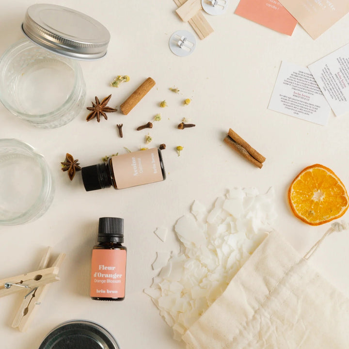 Creative box - 2 candles - Autumn