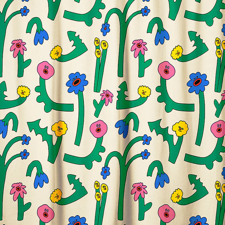 Shower curtain - Singing flowers