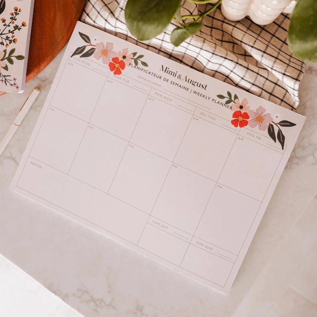 Weekly Planner - Flower Bomb