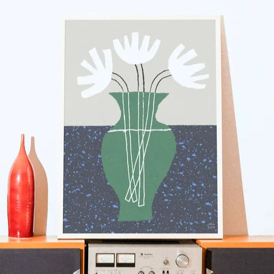 Affiche - Green vase