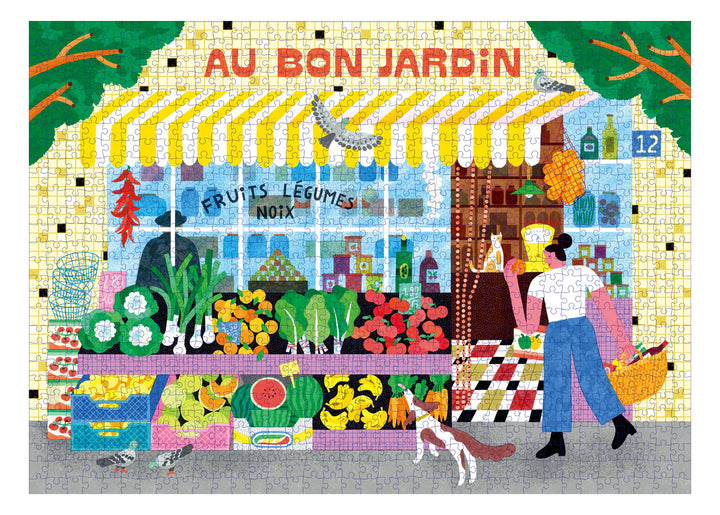 Puzzle - At the market - 1000 pièces