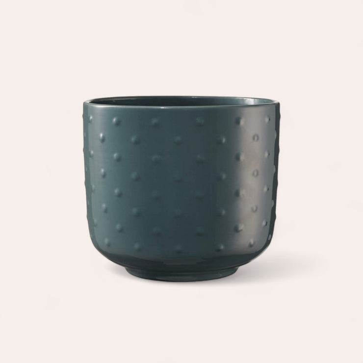 Cache-pot - Baku - Bleu perle - 16 cm