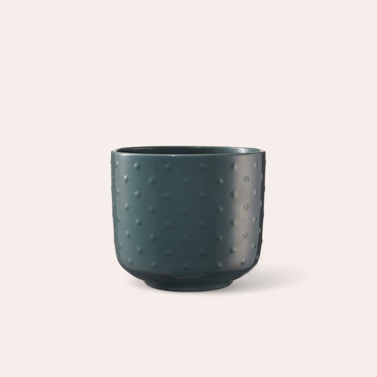 Cache-pot - Baku - Bleu perle - 13 cm