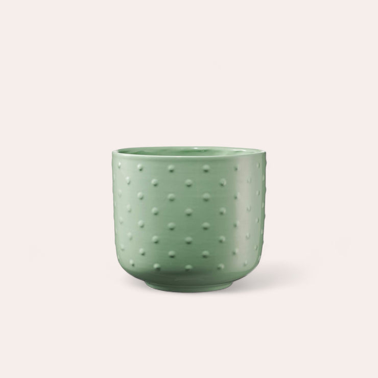 Cache-pot - Baku - Vert celadon - 13 cm