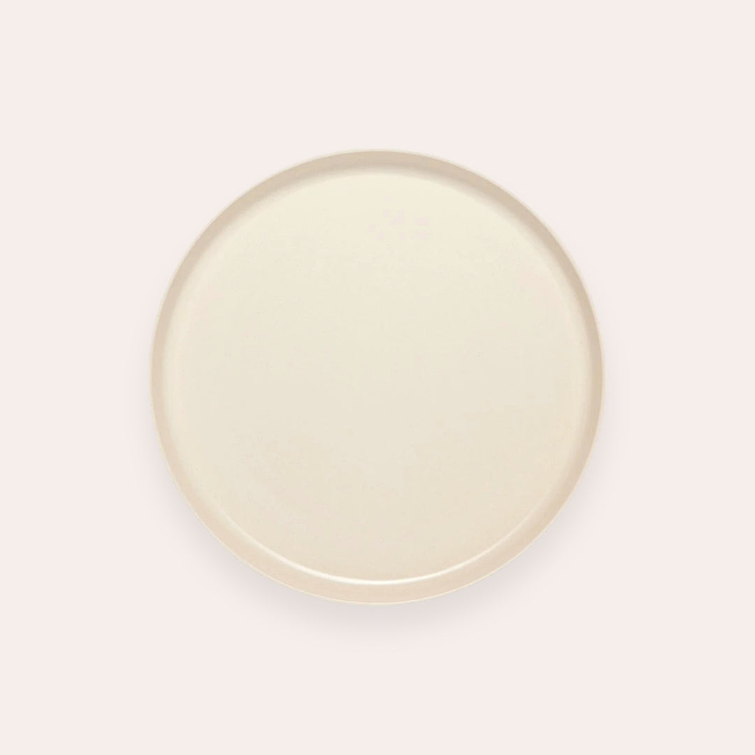 Large bamboo plate (individually) - Planta - White