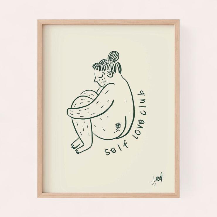 Self love club poster 11x14