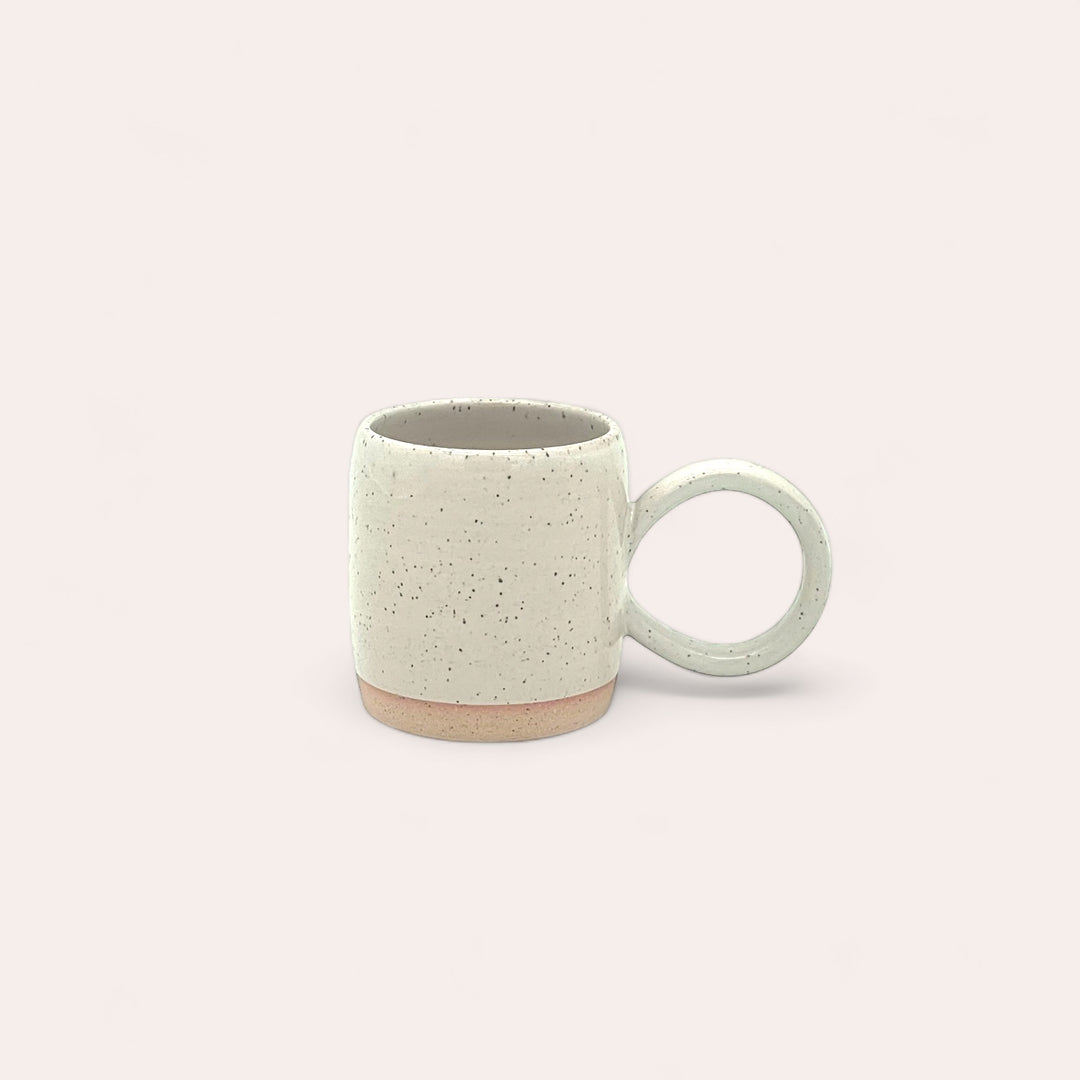 Ceramic mug - Speckled white