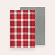 Dish towels (set of 2) - Holiday grid