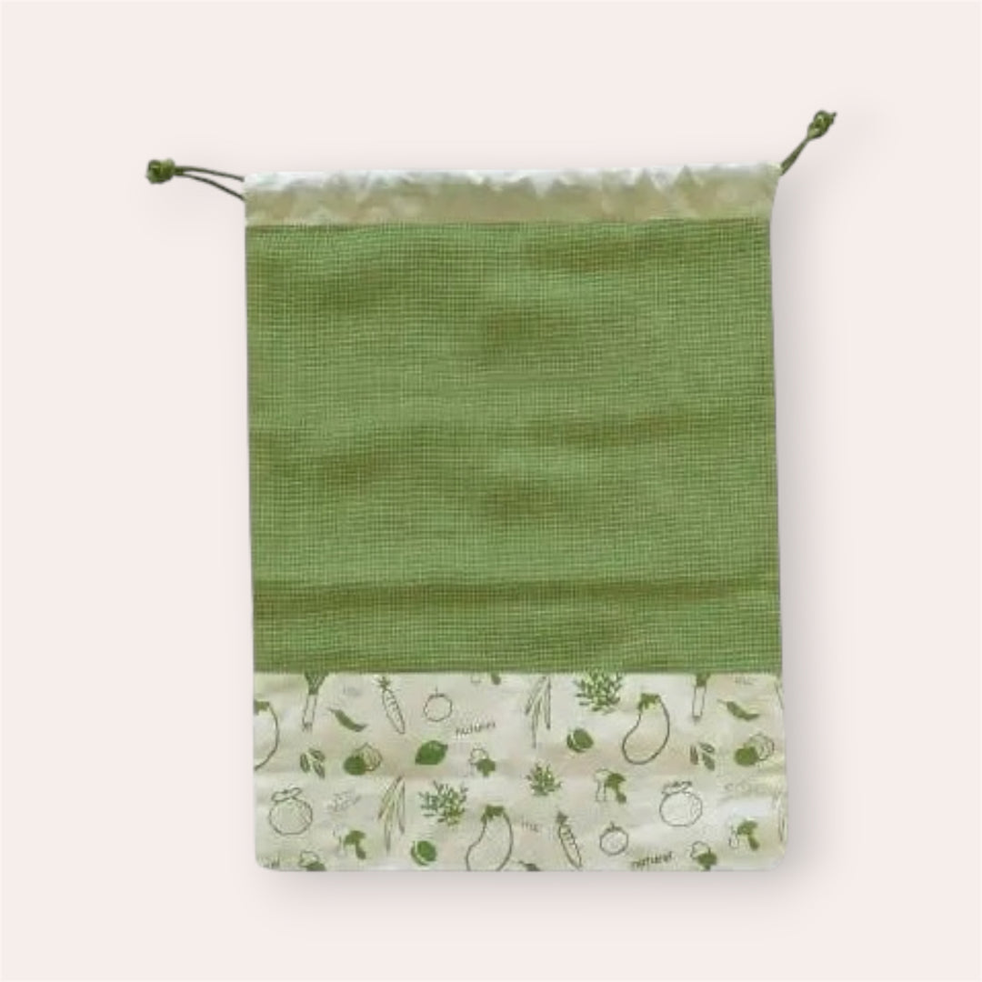 Sac pour légume en coton biologiques - Grand