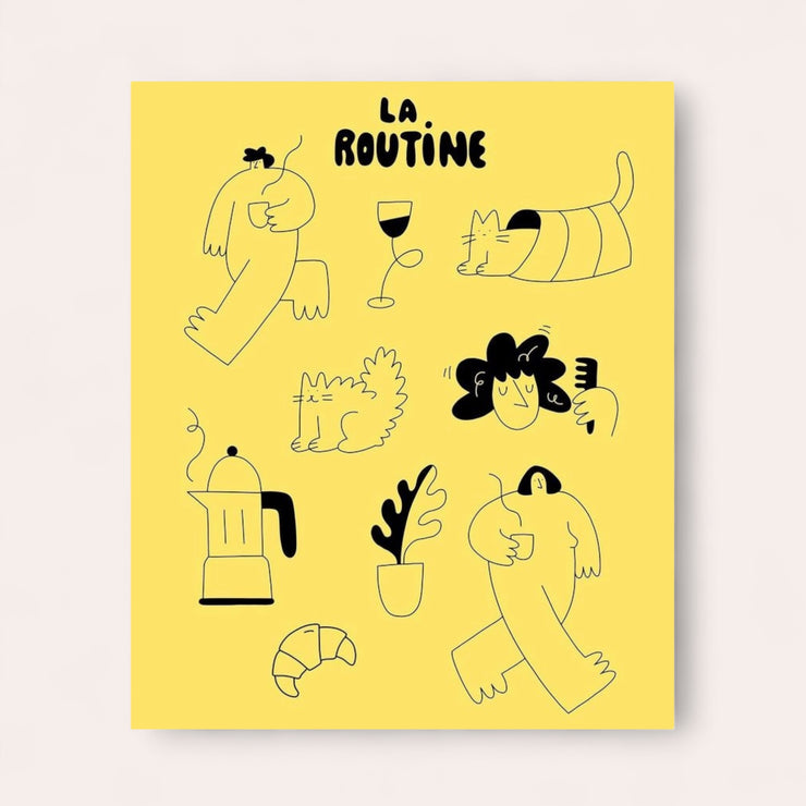 Affiche - La routine