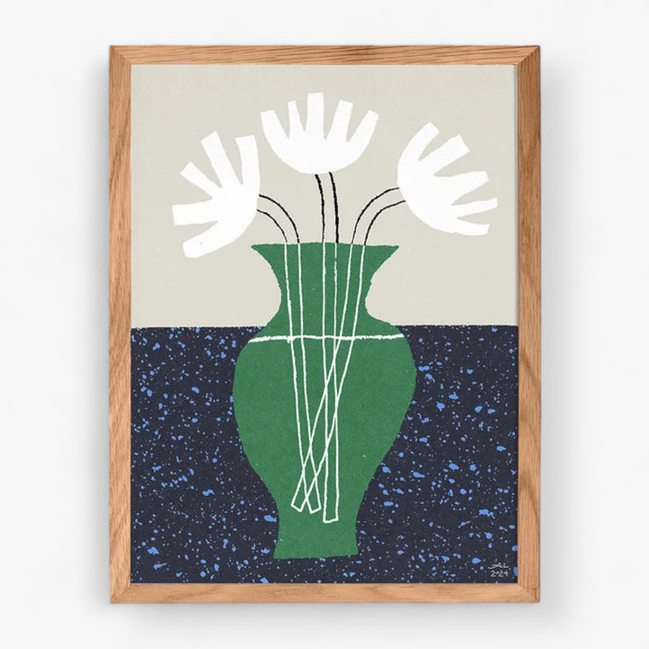 Affiche - Green vase