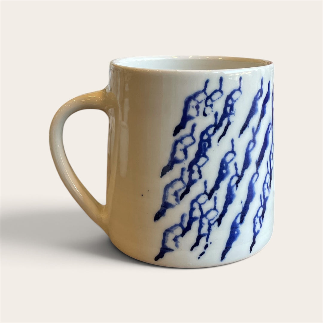 Tasse porcelaine - Bleu