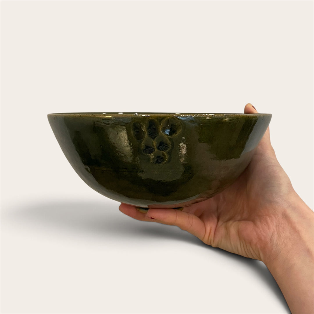 Bol ramen grès -Olive